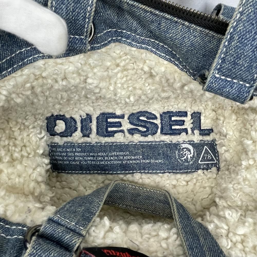 中古】DIESEL デニム ボア2way ショルダーバッグ[79][240079031902