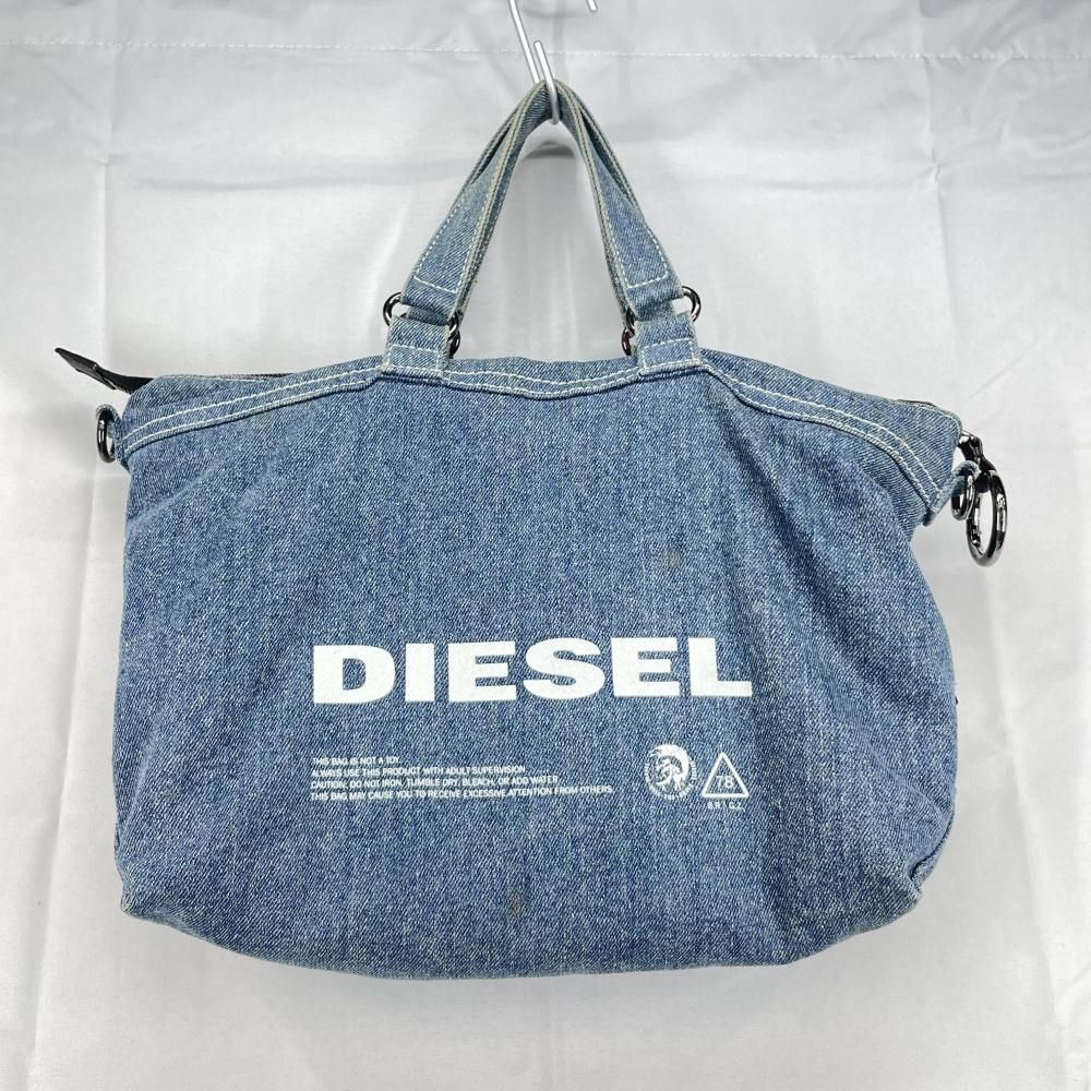 【中古】DIESEL　デニム ボア2way　ショルダーバッグ[79][240079031902] 中古】DIESEL デニム ボア2way ショルダーバッグ[79][240079031902
