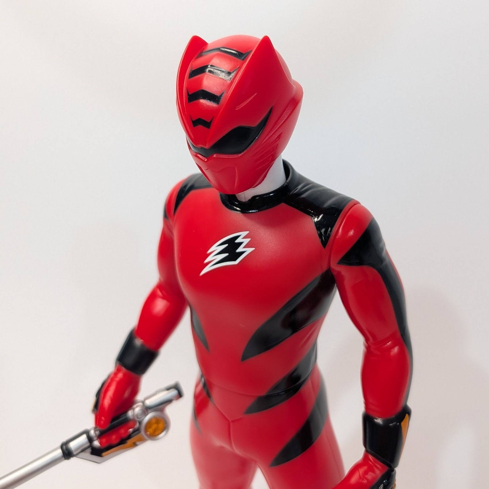 獣拳戦隊 ゲキレンジャー ビッグサイズ ソフビ 美品 ゲキレッド - メルカリ