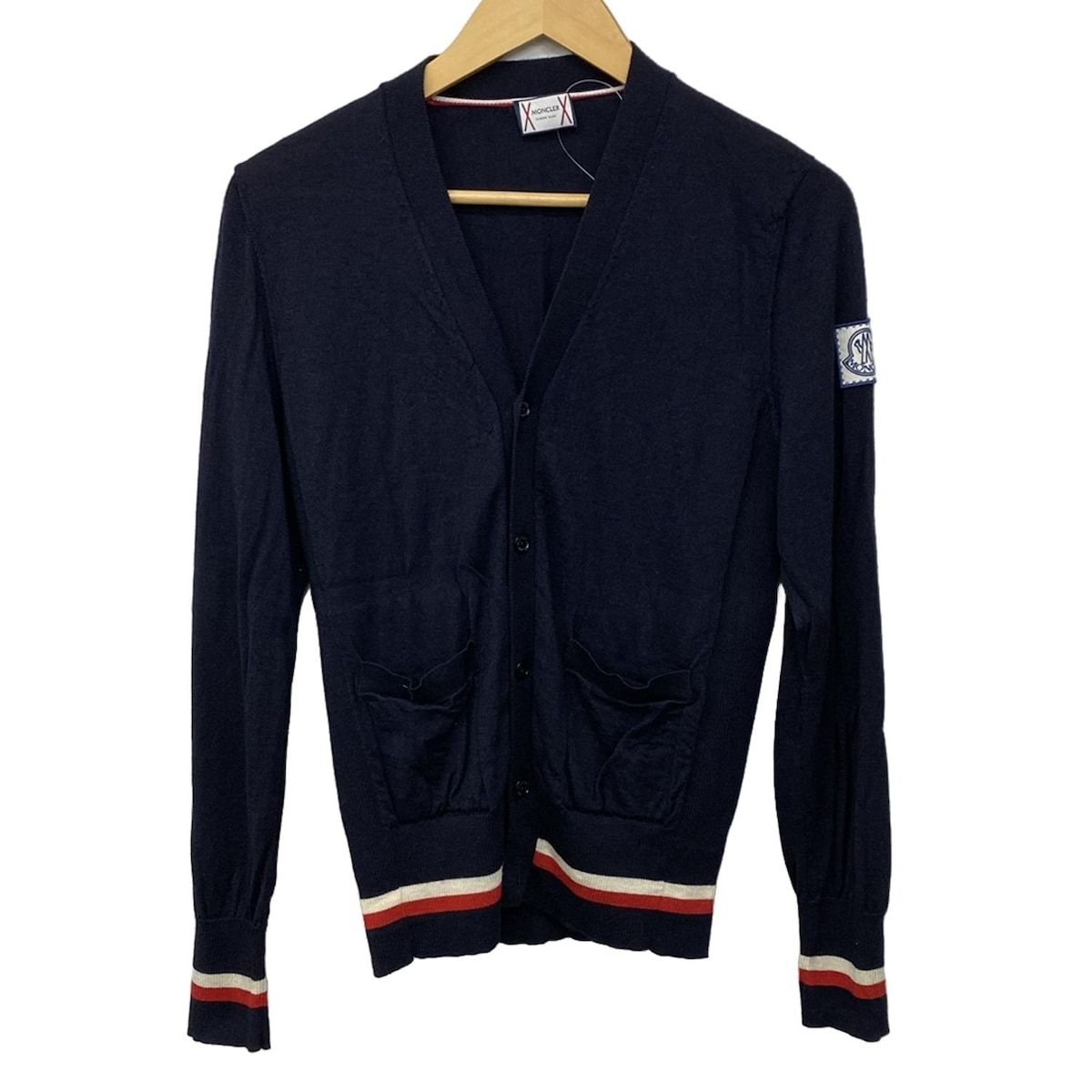 モンクレール カーディガン サイズS メンズ美品 MAGLIONE TRICOT 