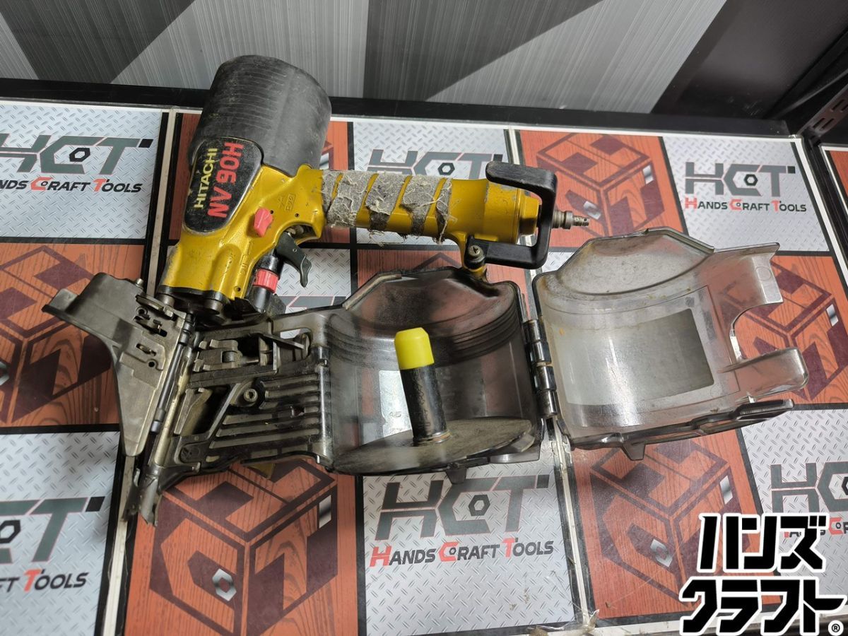 △【ジャンク不動】日立 HITACHI NV90H 高圧エア釘打機 90mm 本体のみ 
