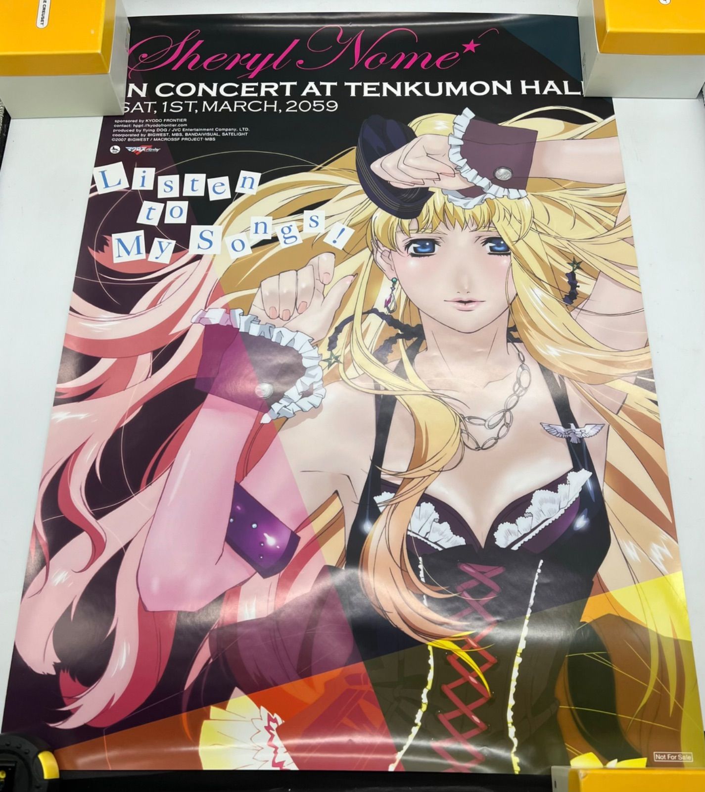 ✨マクロスF ✨ シェリル・ノーム ダイアモンド 天空門ホール ポスター 