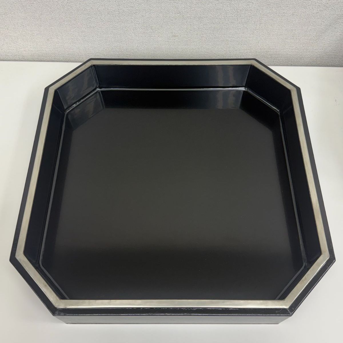 【新品】隅切寿司桶 黒塗 天スズ