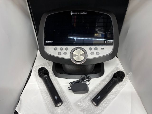 コストコ展示品◇カラオケマシーン Singing Machine Wi-Fi マイク2本