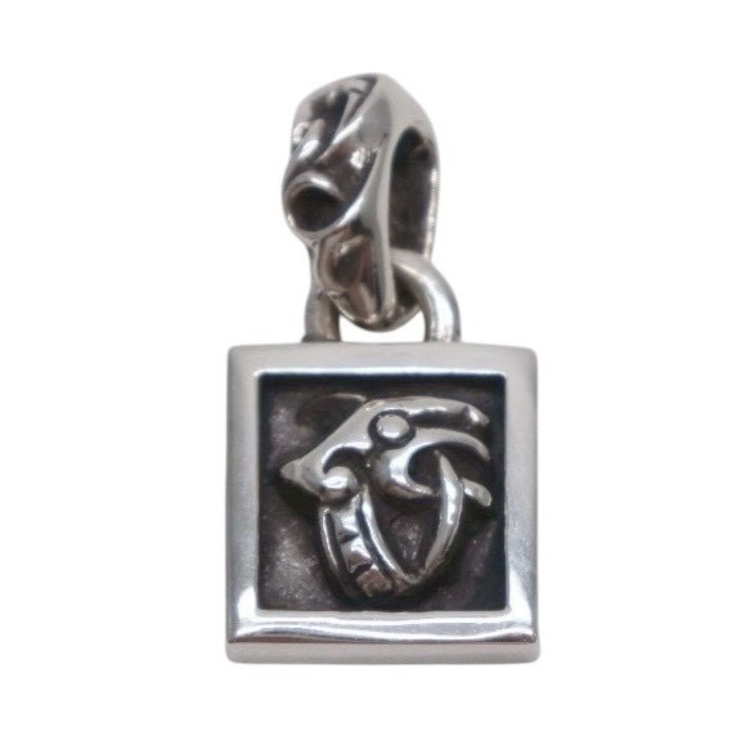 CHROME HEARTS クロムハーツ フレームドハート ネックレス 重量5.2g