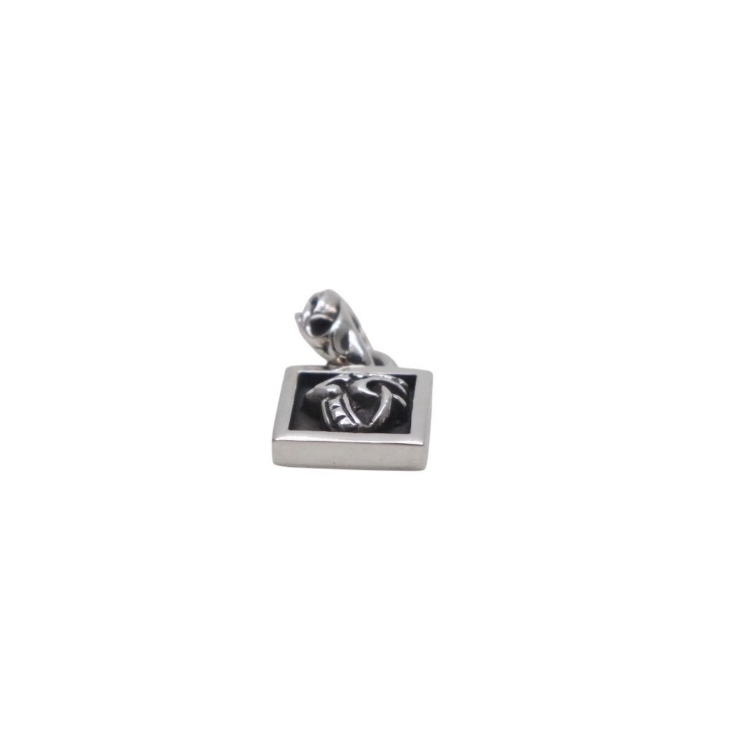 CHROME HEARTS クロムハーツ フレームドハート ネックレス 重量5.2g