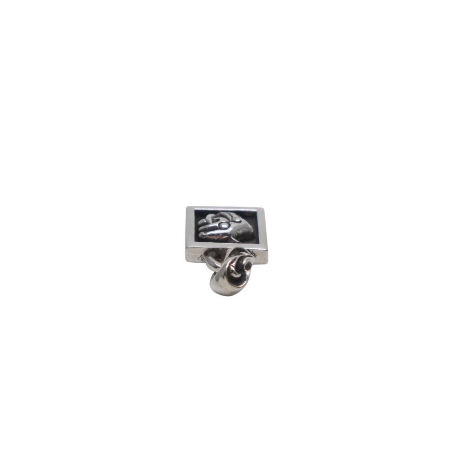 CHROME HEARTS クロムハーツ フレームドハート ネックレス 重量5.2g 