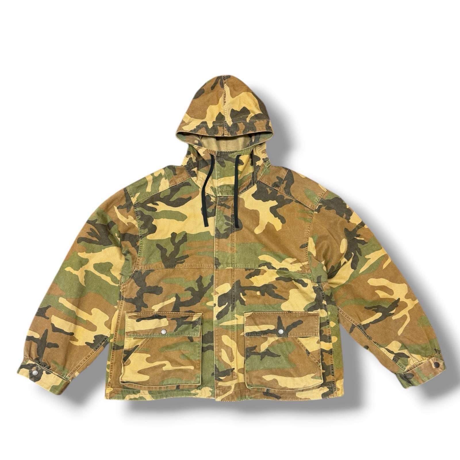 ANCELLM 25AW CAMO ZIPUP HOODIE カモ ジップアップフーディー 