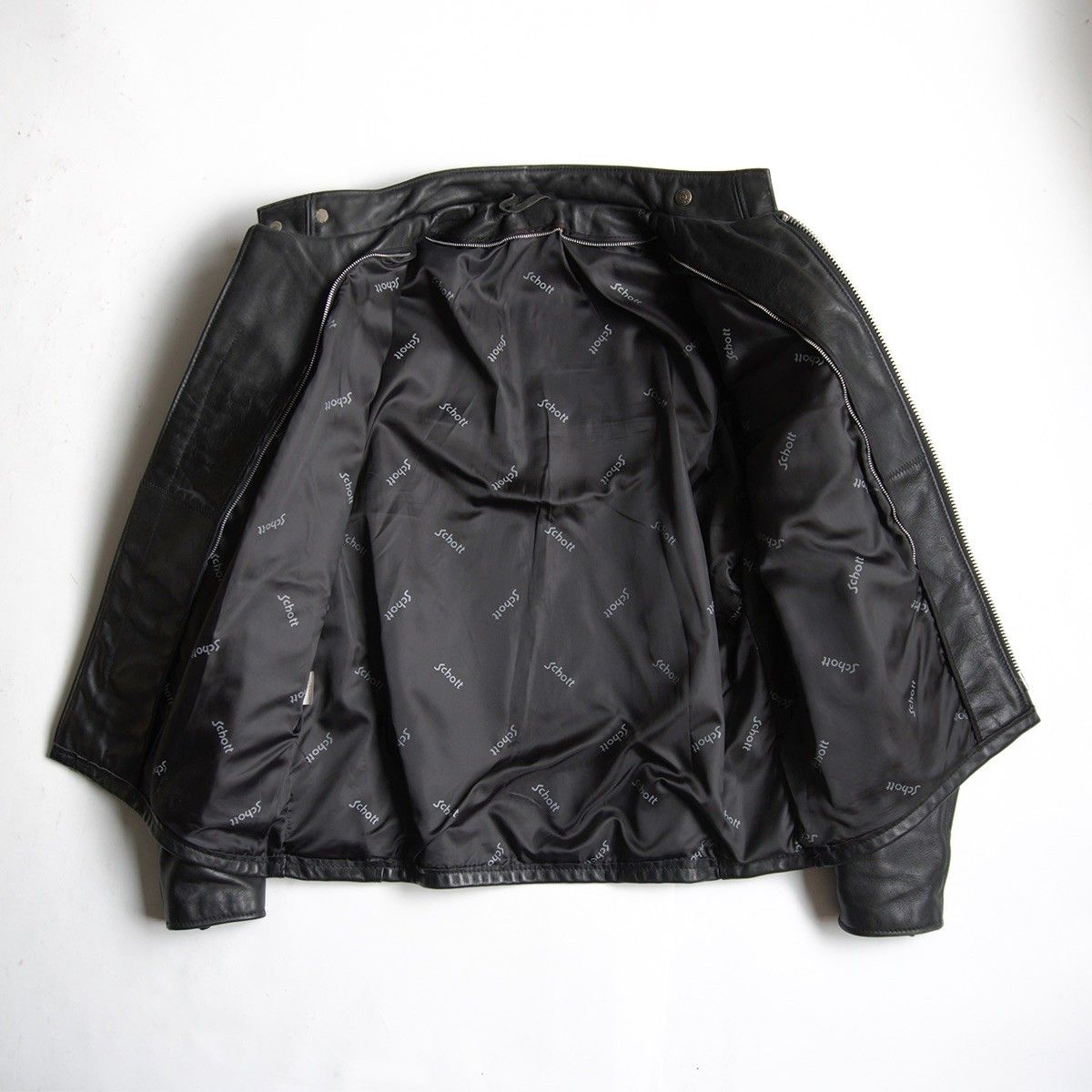 美品/ビッグサイズ】SCHOTT【641/シングルライダースジャケット】44