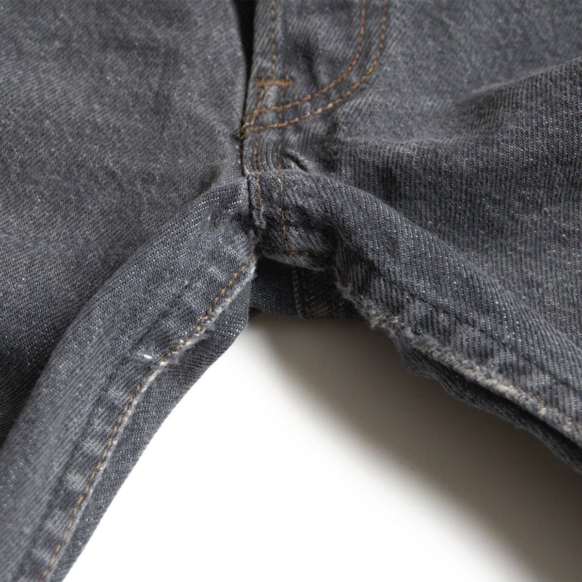 先染め】 LEVI'S 【80s/501 ブラックデニム デニムパンツ】32×36