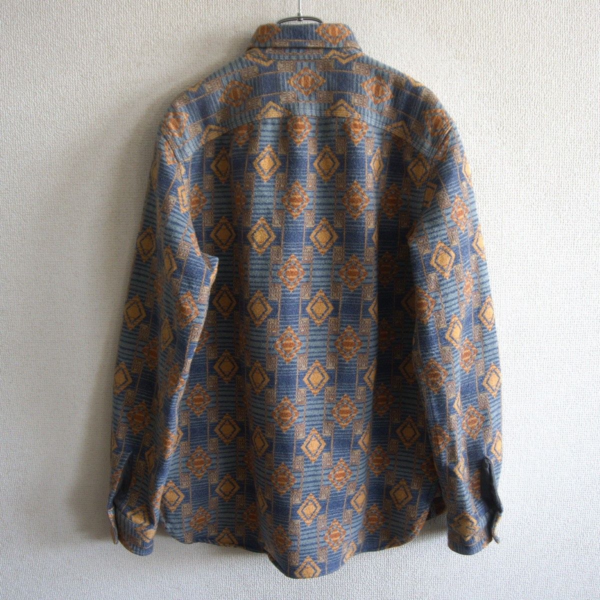 極美品】RRL【NATIVE JACQUARD OVER SHIRT】S ネイティブ ジャガード 