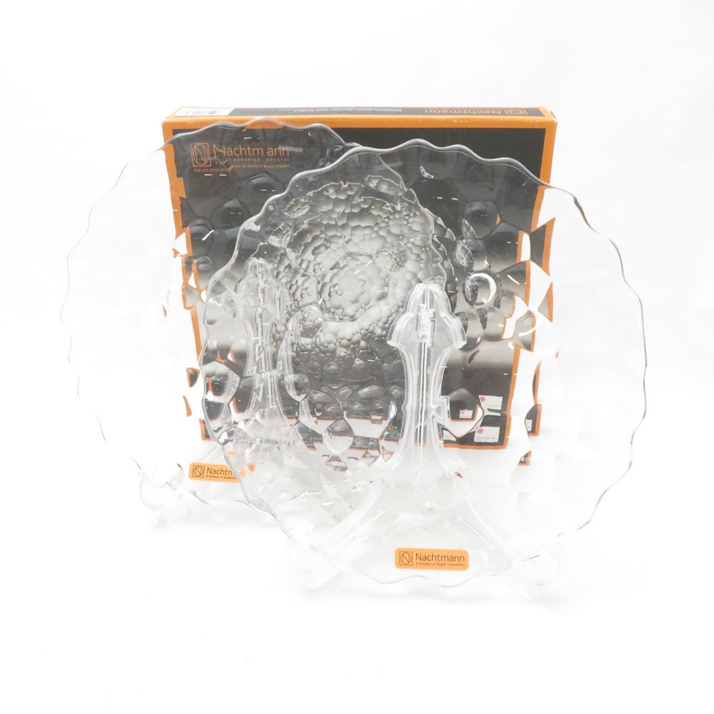 未使用 Nachtmann ナハトマン SPHERE スフィア 中皿 2枚 ペア 23cm