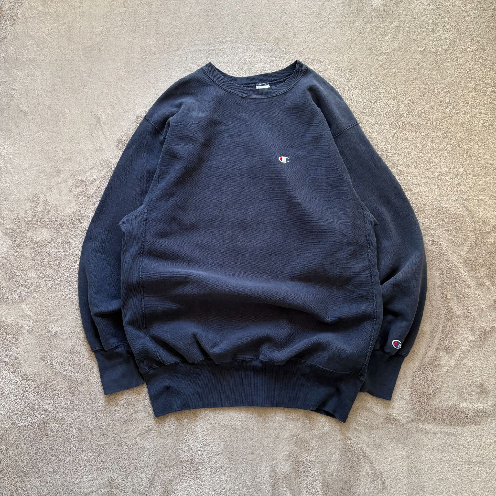 90s Champion チャンピオン リバースウィーブ USA製 ネイビー XXL 