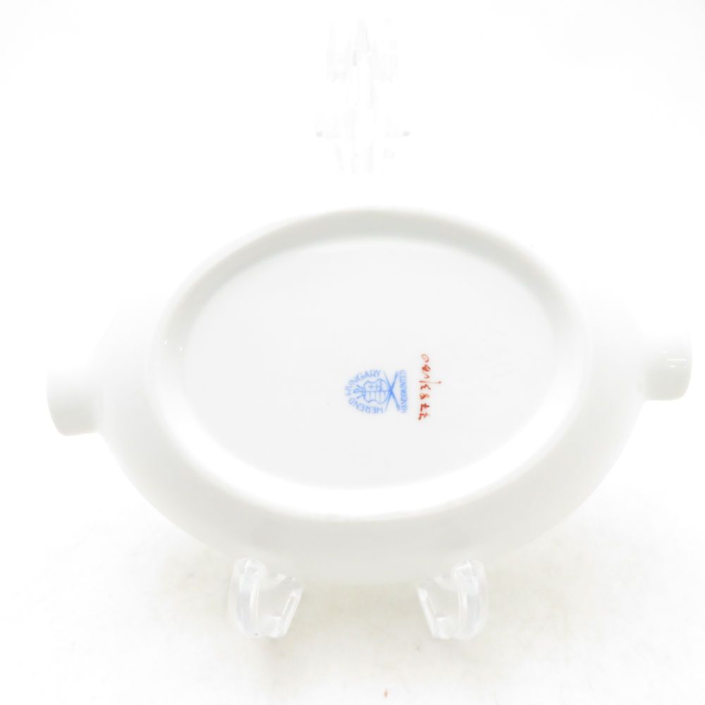 美品 Herend ヘレンド ヴィクトリアブーケ VBO 7783 アッシュトレイ