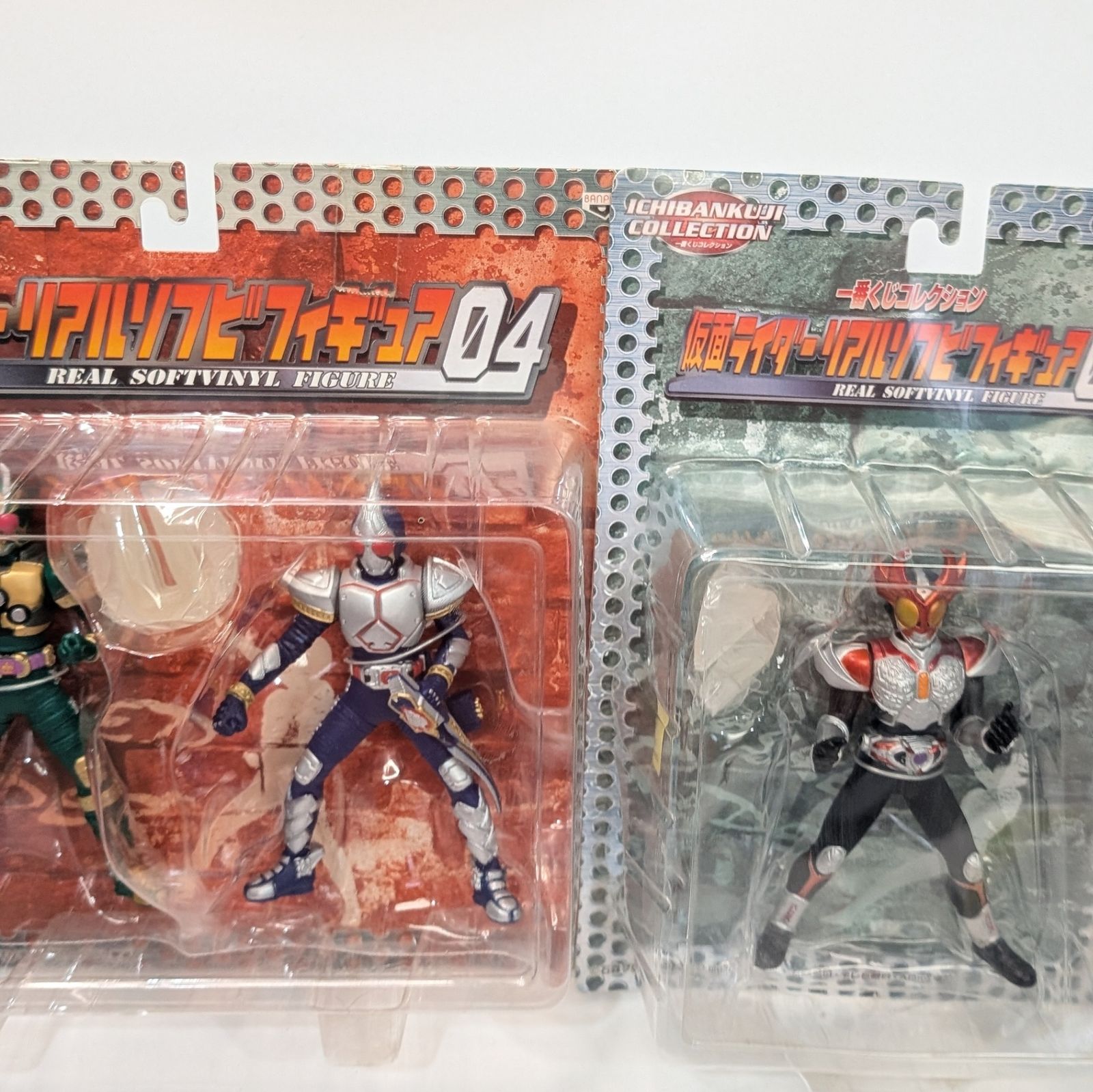 仮面ライダーリアルソフビフィギュア04 レンゲル＆ブレイド 仮面