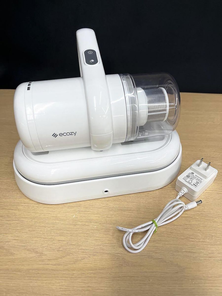 掃除機・クリーナー ecozy 布団クリーナー コードレス HS-VC306A ☆