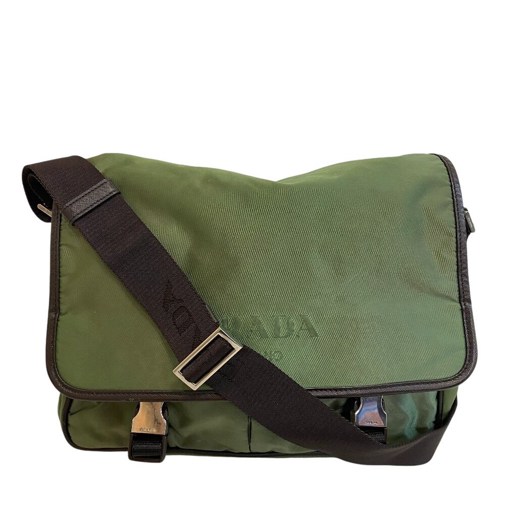 PRADA プラダ VA0768 メッセンジャーバッグ 斜め掛け ロゴ 三角 