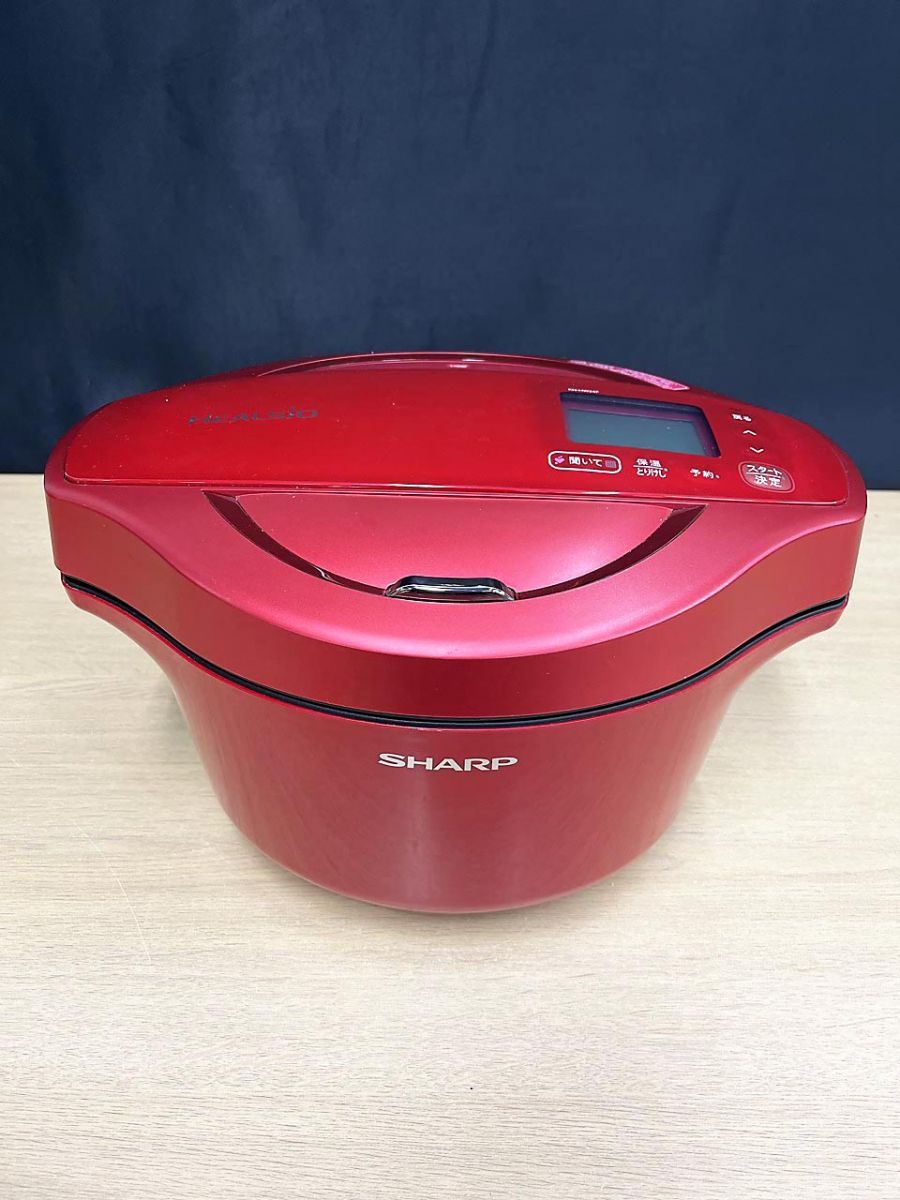 生活家電 SHARP 自動調理器 KN-HW24F-R 赤