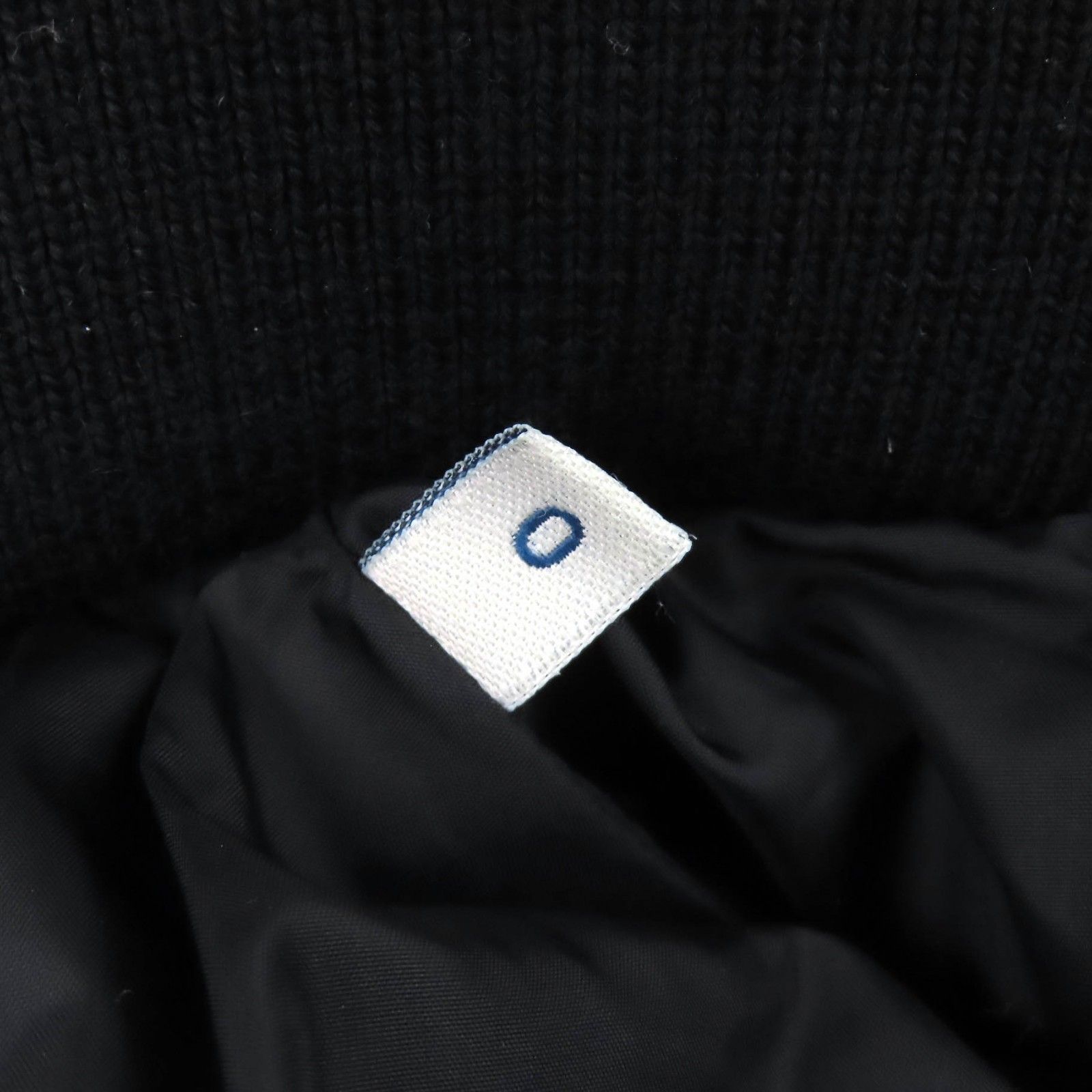 美品△MONCLER モンクレール DIMITRI ロゴワッペン ラムレザー切り替え 