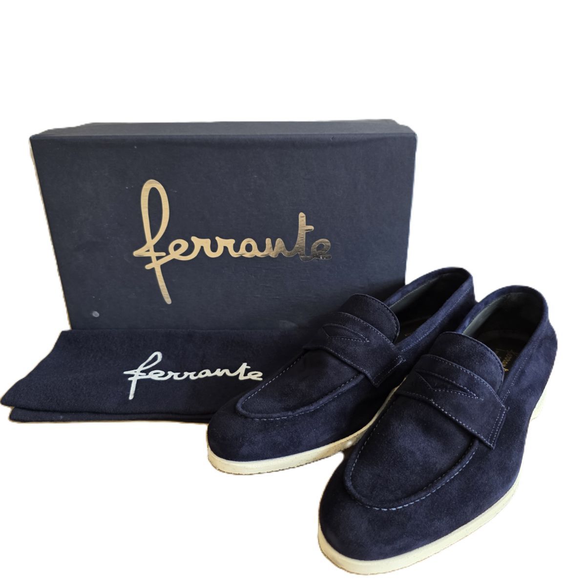 FERRANTE フェランテ ISEO イセオ BARCAソール 7 26cm ローファー 