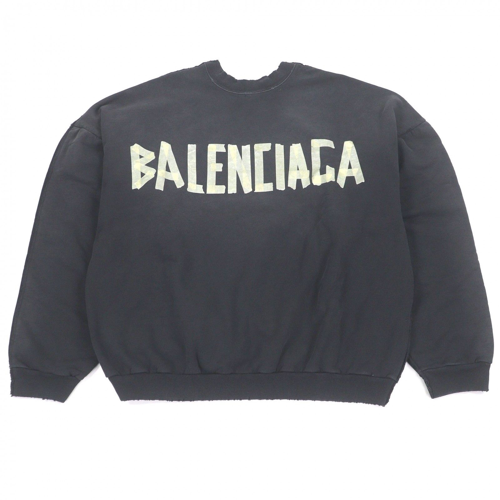 未使用品□BALENCIAGA バレンシアガ 24SS 791614 DOUBLE FRONT CREW 