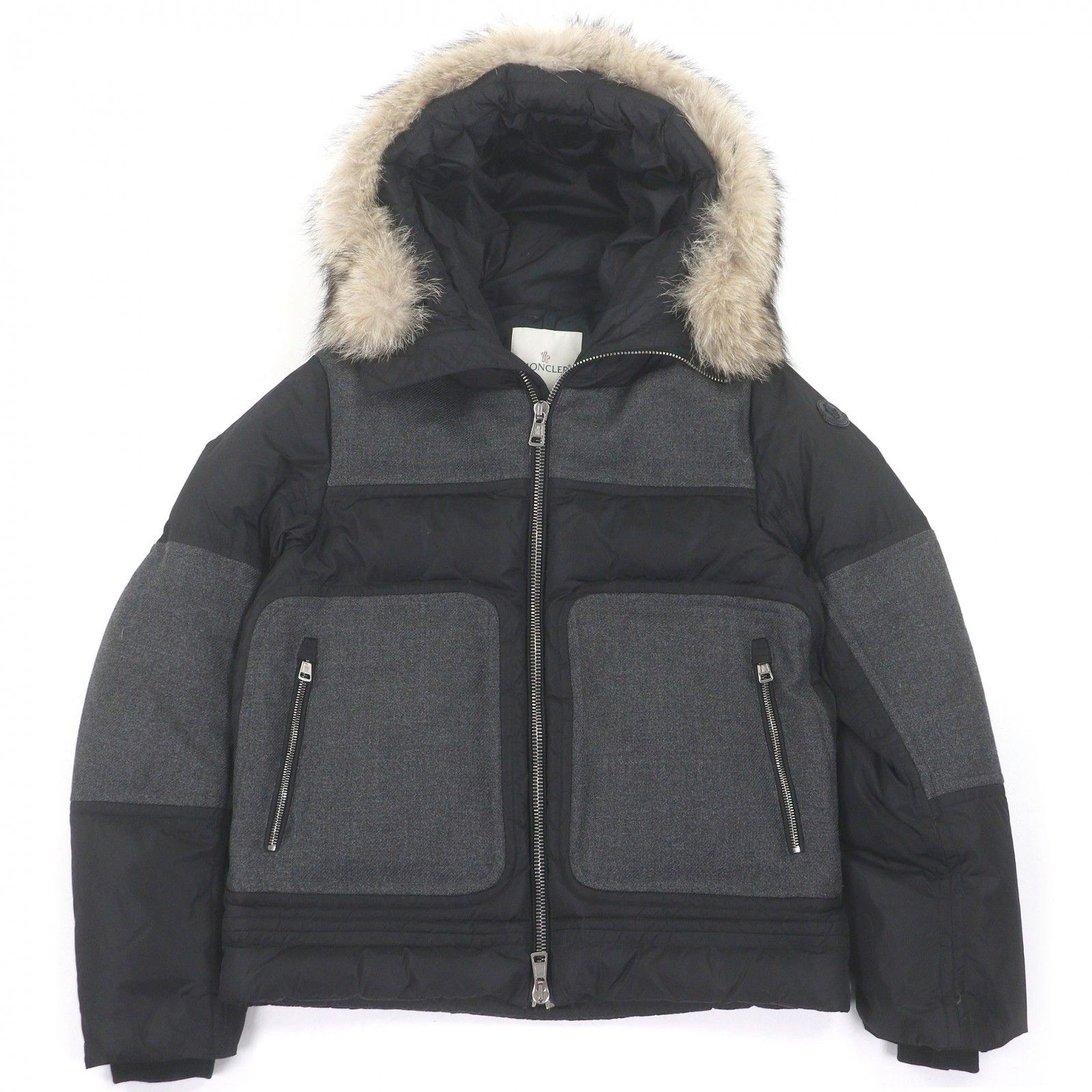 美品□MONCLER モンクレール DEDION GIUBBOTTO コヨーテファー 