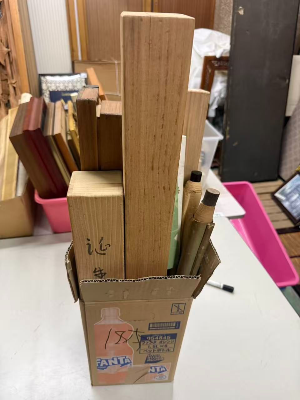 18本まとめ】掛軸 大量セット 天神図・山水・書画 桐箱入り 木箱付き 