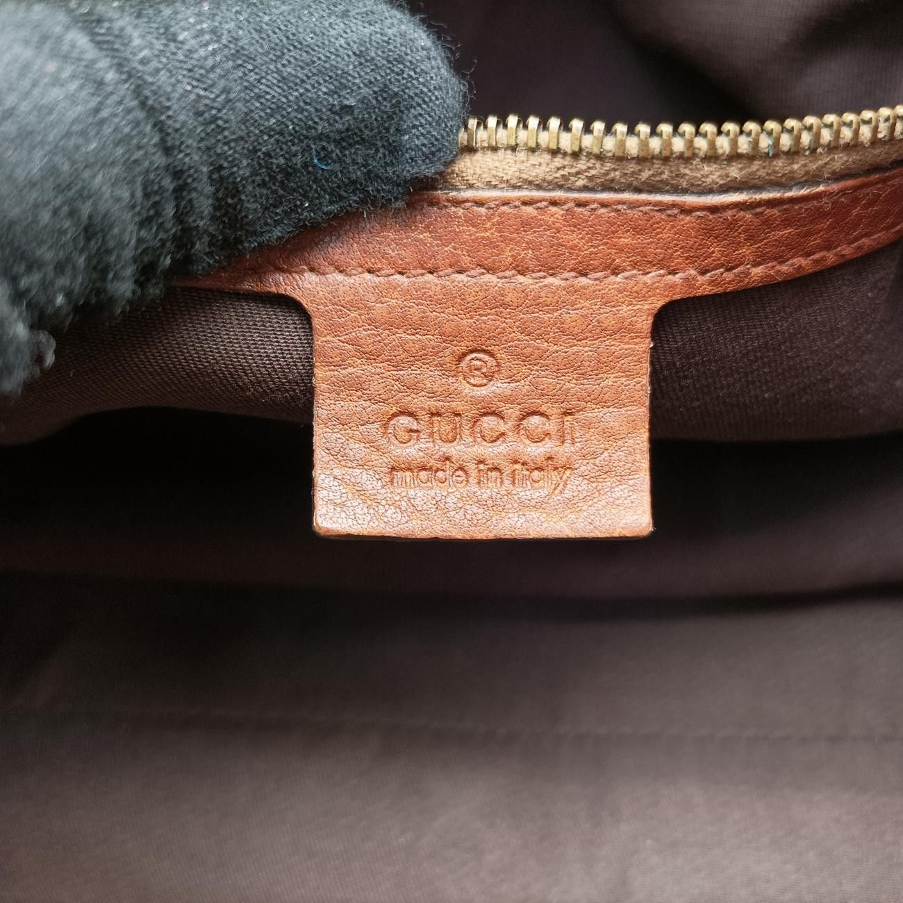 グッチGucciグッチシマ ニューペラム ホースビット ブラウン