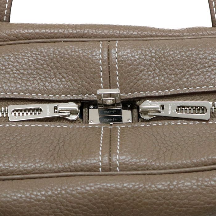 Bランク】 エルメス HERMES ヴィクトリア 40 トリヨンクレマンス