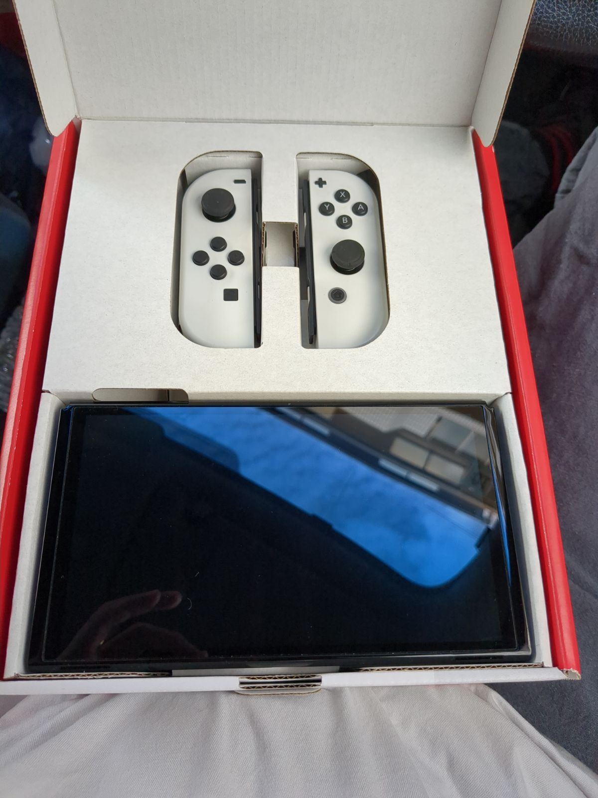 未使用に近い ニンテンドースイッチ 有機ELモデル ホワイト - メルカリ