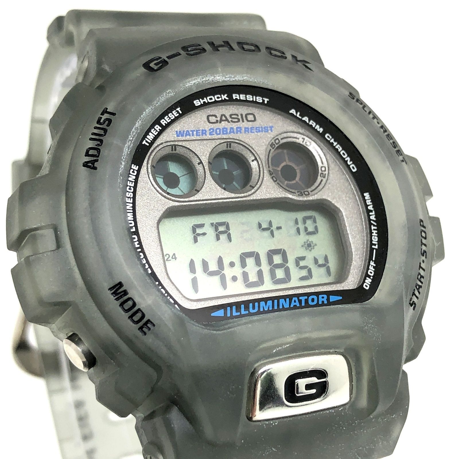G-SHOCK ジーショック DW-6900WF-8T FIFA WORLD CUP FRANCE 98 公式コラボモデル スケルトン グレー 1998年5月発売 G-SHOCK ジーショック DW-6900WF-8T FIFA WORLD CUP FRANCE 98 公式
