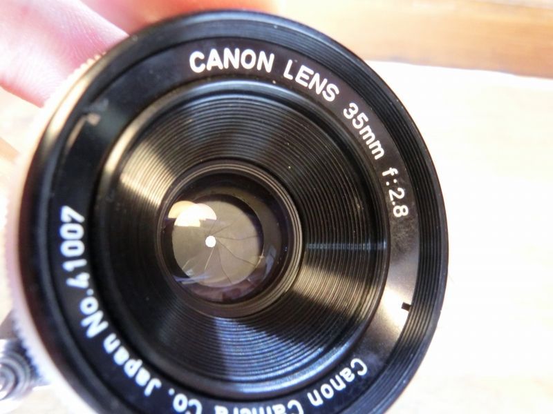 7891 Canon LENS 35mm 2.8 II型 ライカ L39マウント Lマウント