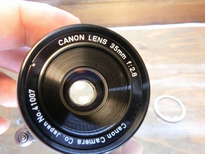 7891 Canon LENS 35mm 2.8 II型 ライカ L39マウント Lマウント
