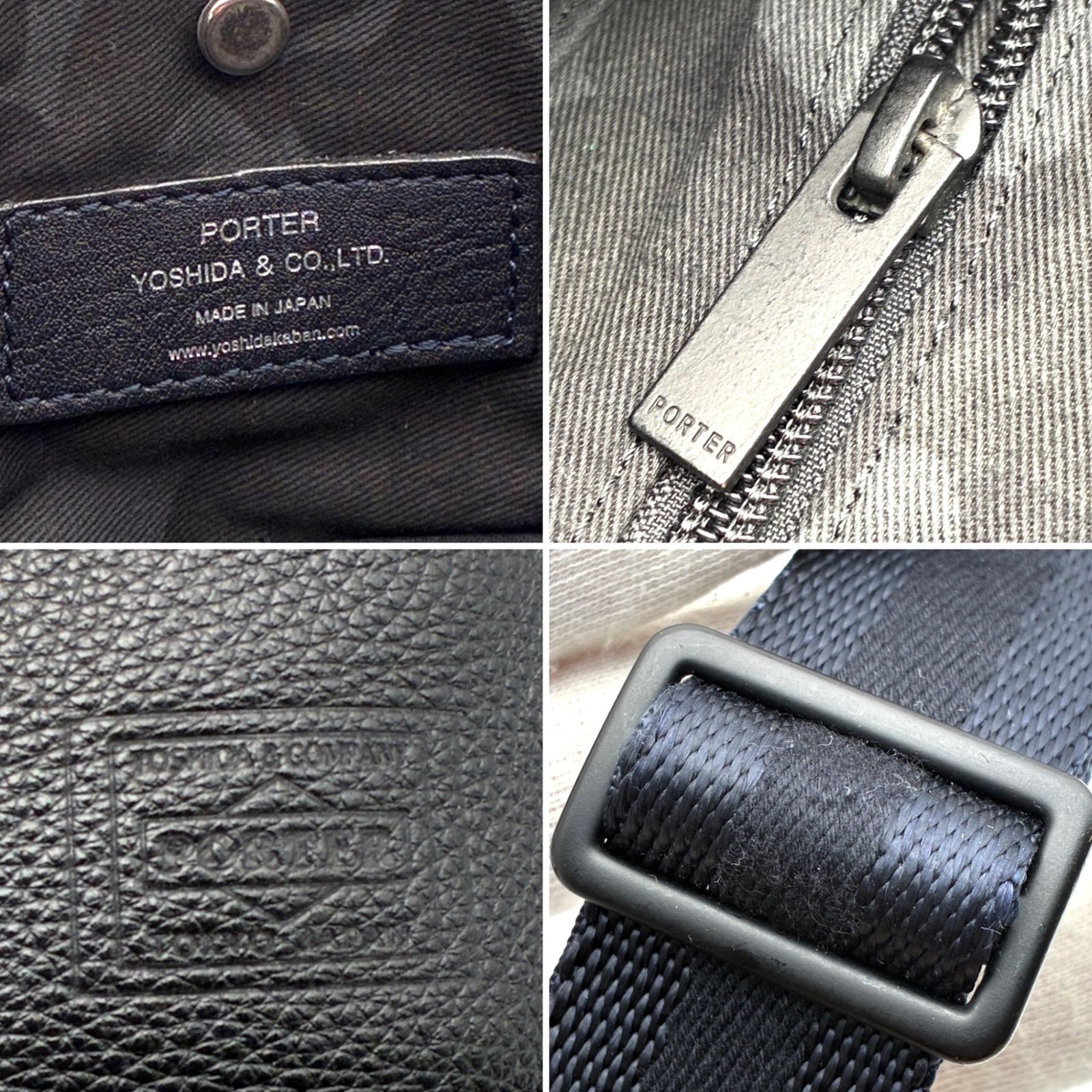 美品 PORTER ポーター DELIGHT ディライト サコッシュ ショルダー 
