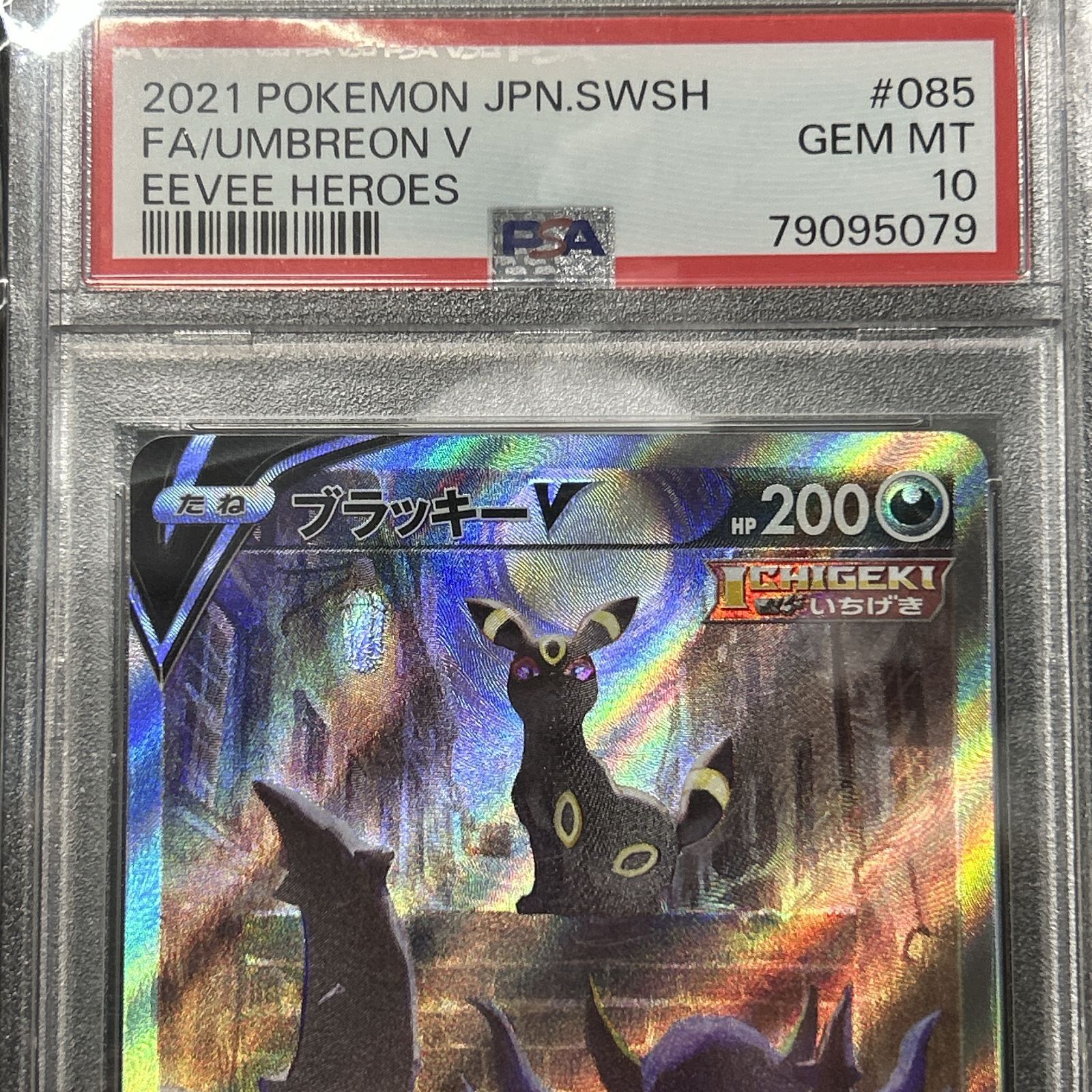 浜館56-1878] ポケモンカード ポケカ ブラッキーV S6a 085/069 SR