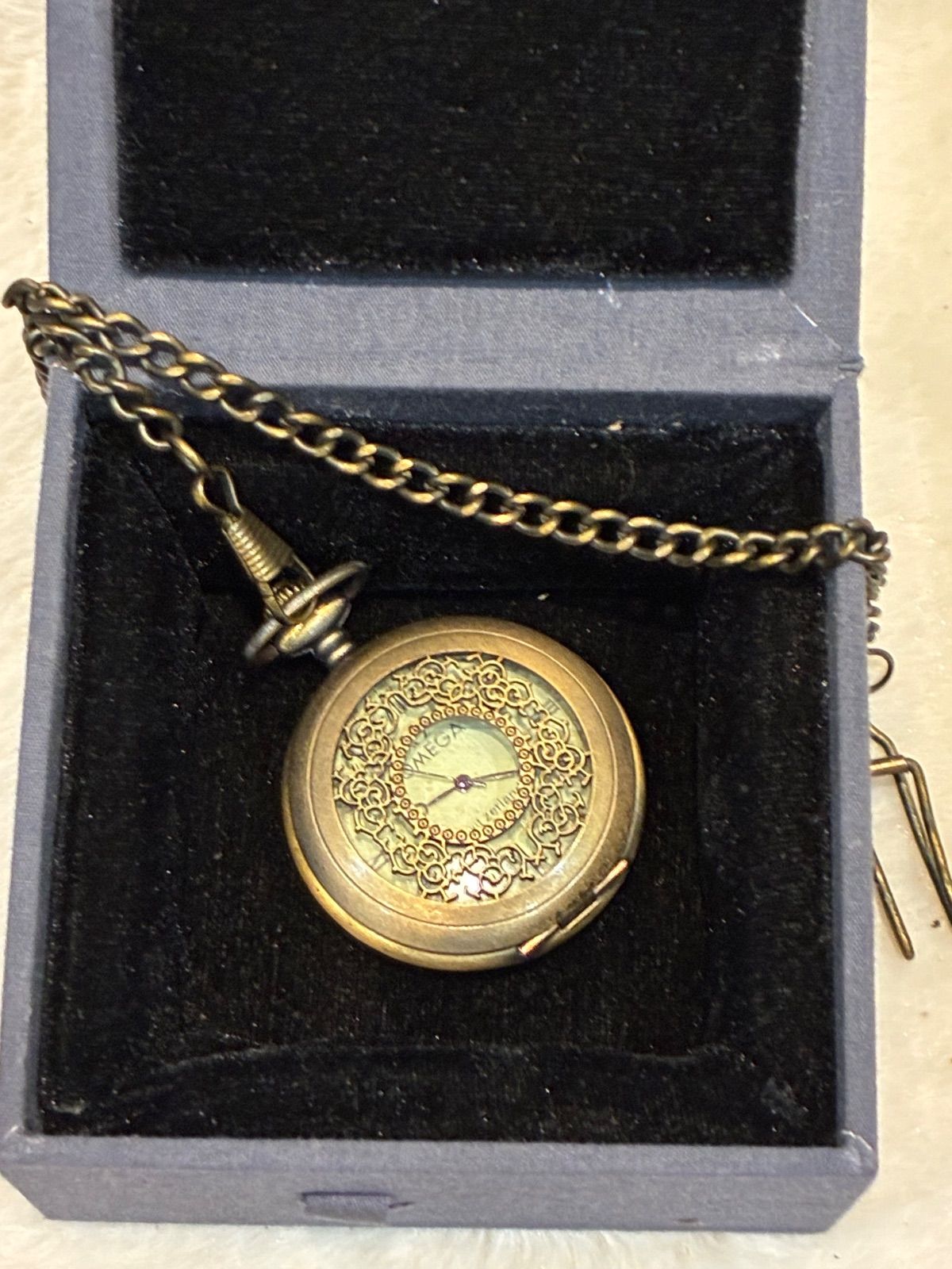 アンティーク調 オメガ OMEGA 1882 刻印 スケルトン 懐中時計 手巻き