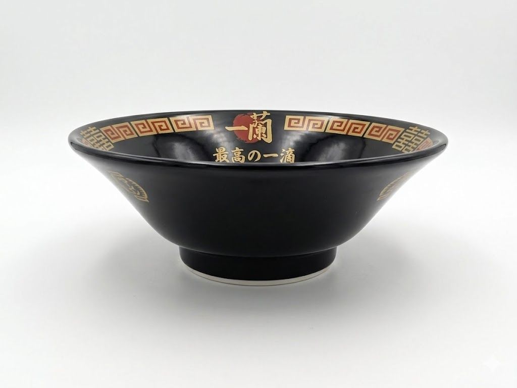 【非売品・希少】一蘭 特製どんぶり2個セット　有田焼デザイン 黒x金 非売品・希少】一蘭 特製どんぶり 2個セット（ラーメン鉢）有田焼
