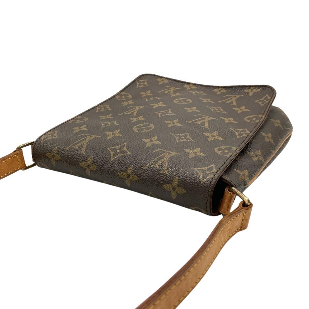 ルイヴィトン LOUIS VUITTON ミュゼットサルサ ショート ショルダーバッグ モノグラム キャンバス M51258 ブラウン ゴールド金具 AS0023【中古】 ルイヴィトン LOUIS VUITTON ミュゼットサルサ ショート ショルダー