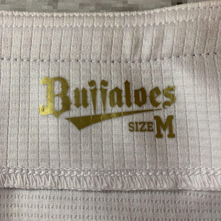 オリックス Buffaloes ハイクオリティ ユニフォーム ホワイト