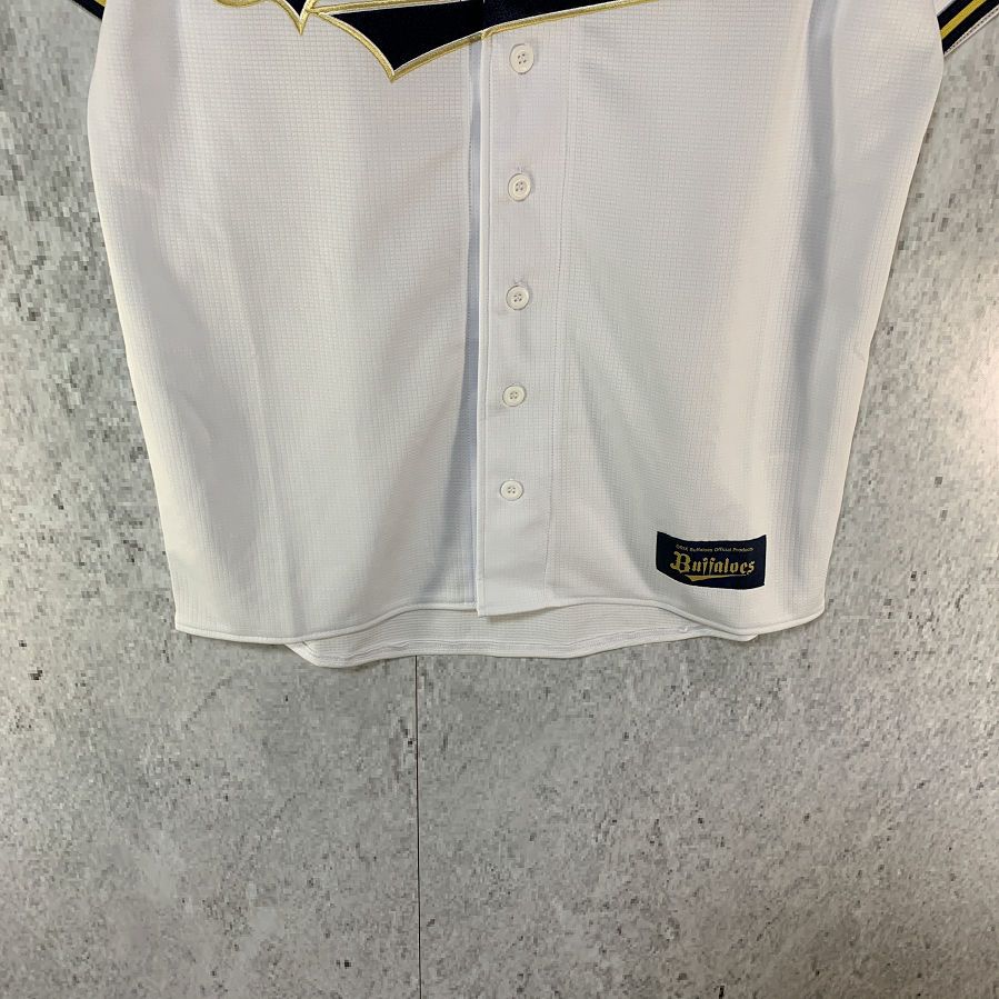 オリックス Buffaloes ハイクオリティ ユニフォーム ホワイト