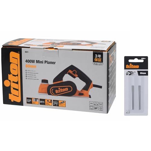 Triton トライトン 400W ミニ 電気カンナ 60mm TMNPL + 替刃付 セットe 