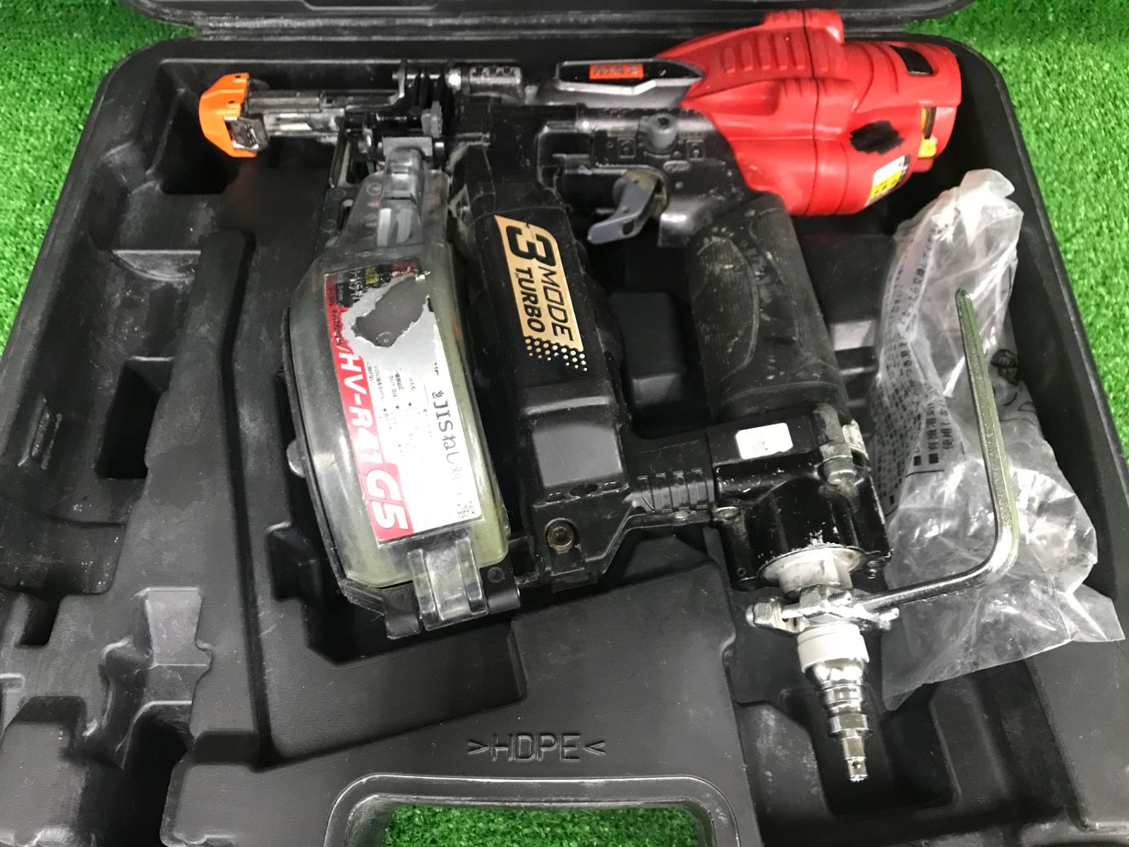 中古品】【0906】☆MAX(マックス) 41㎜高圧ねじ打機ターボドライバ 