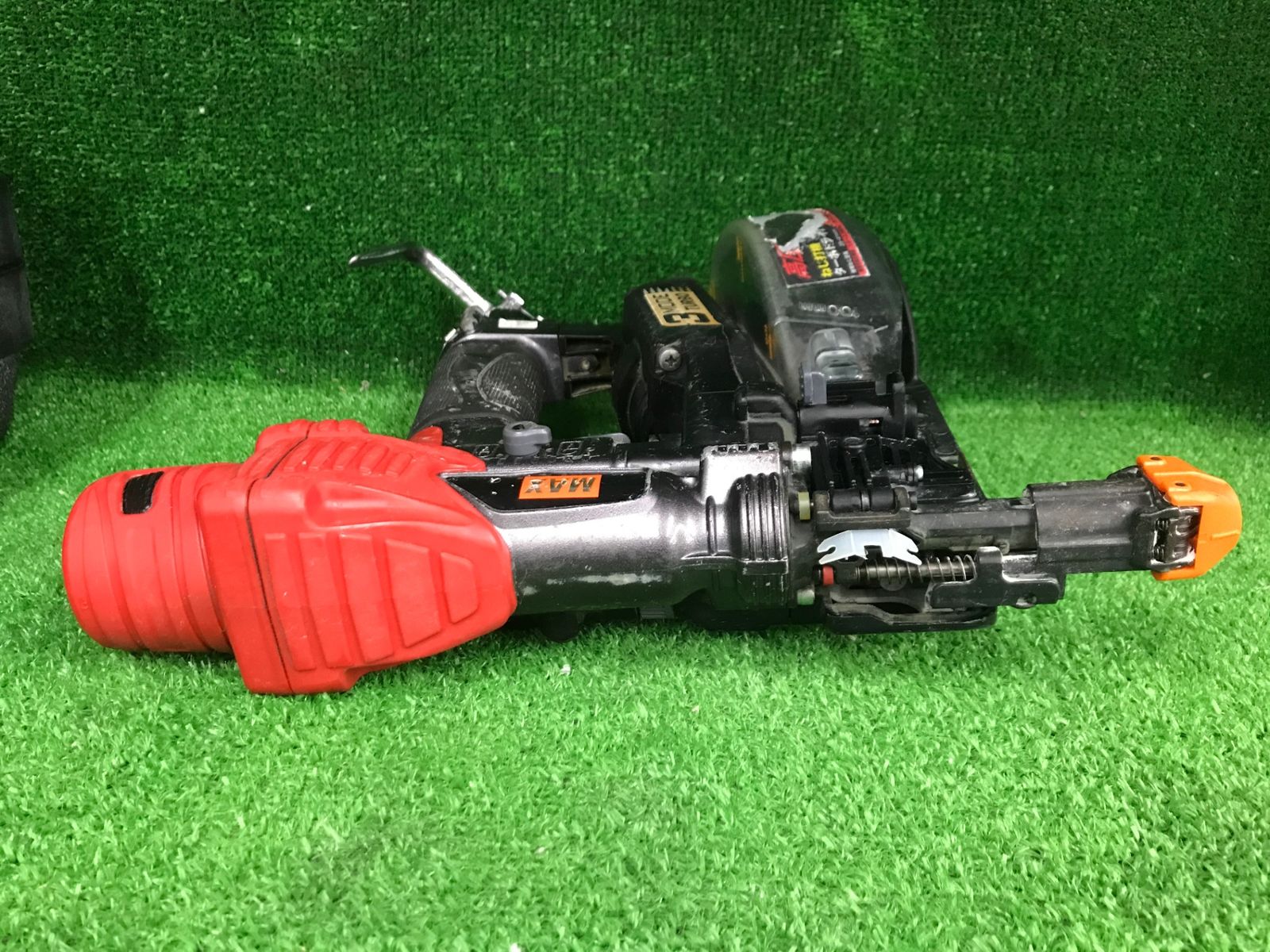 中古品】【0906】☆MAX(マックス) 41㎜高圧ねじ打機ターボドライバ 