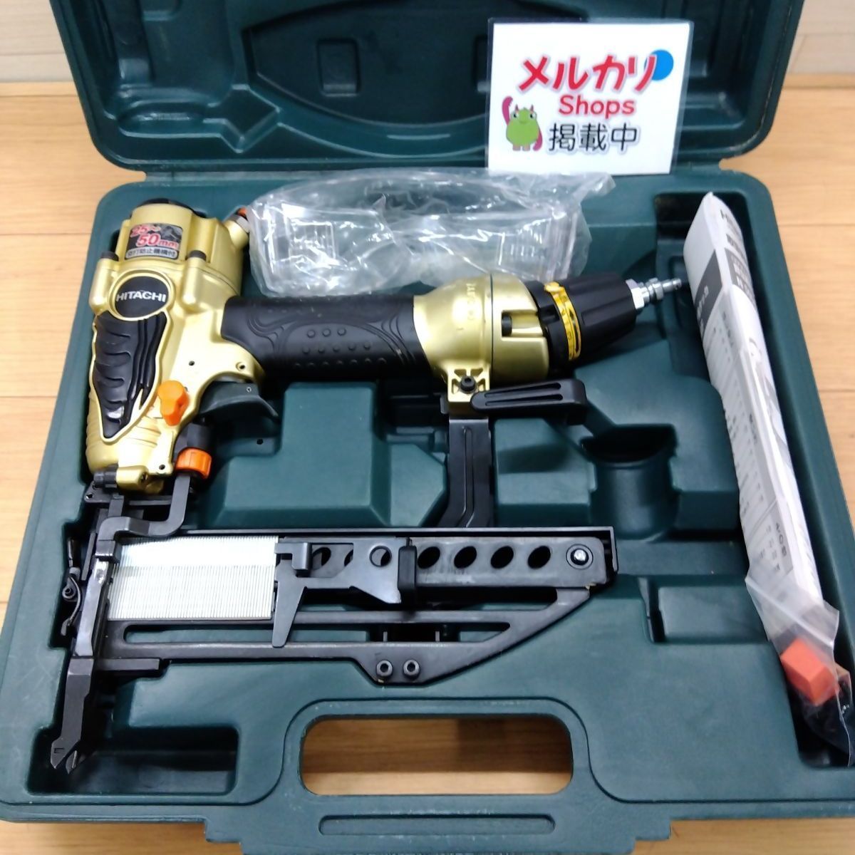 HIKOKI (旧 日立工機) 高圧フロア用タッカ N5004HMF 中古 動作未確認 