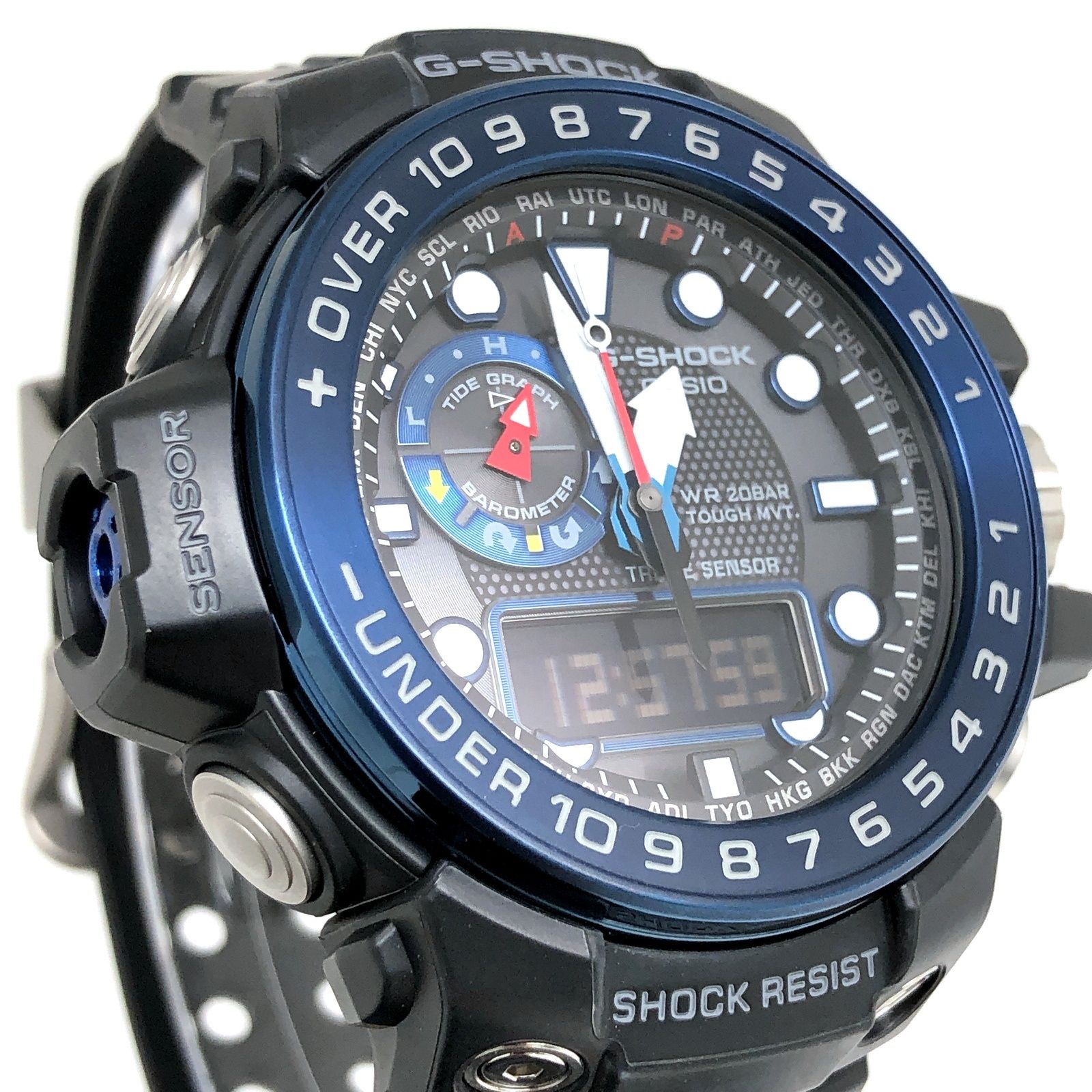 G-SHOCK ジーショック GWN-1000B-1B ガルフマスター 電波ソーラー