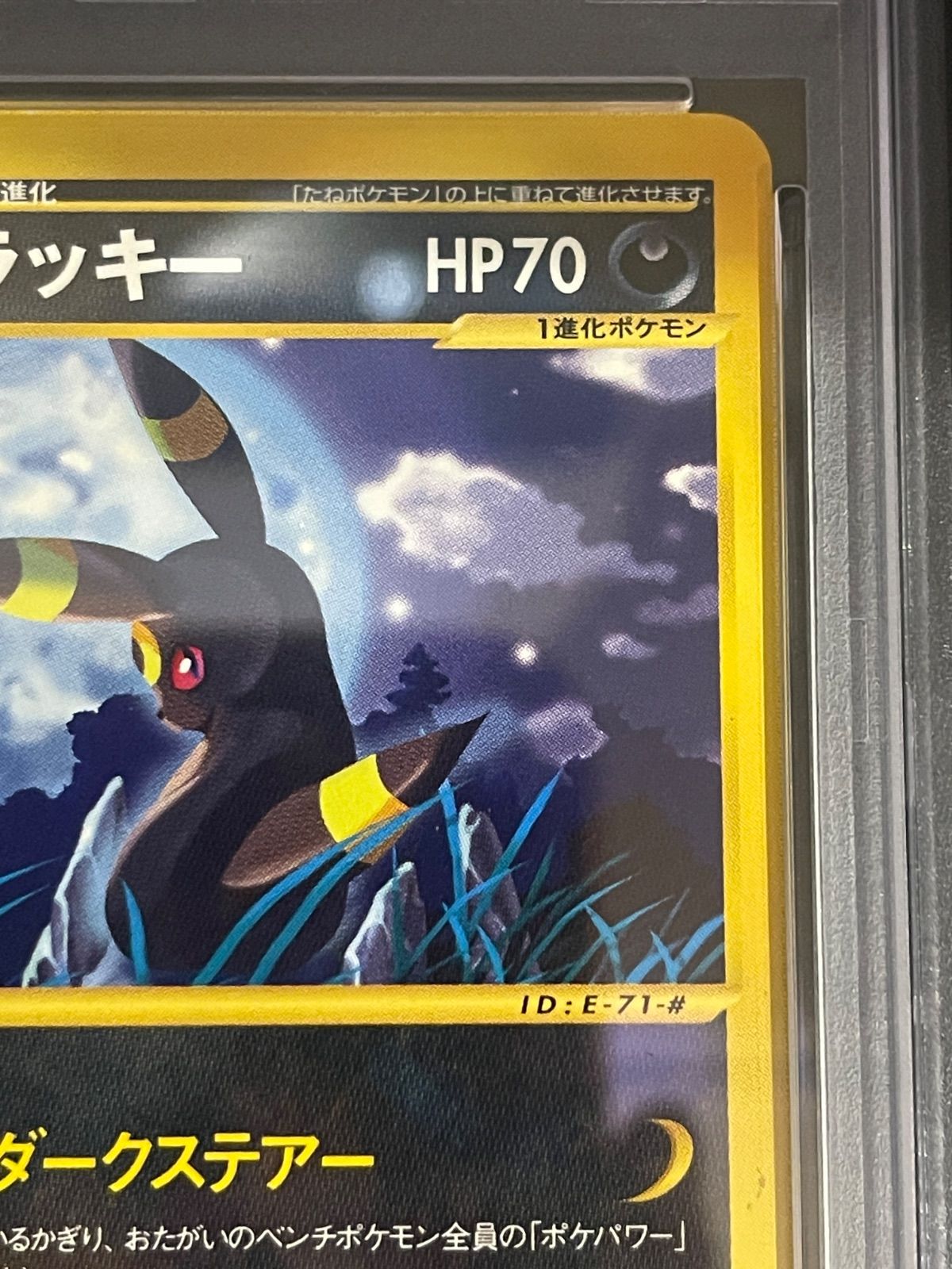 ポケモンカード 2002年 ブラッキー 071/088 1stED 裂けた大地 PSA8.5
