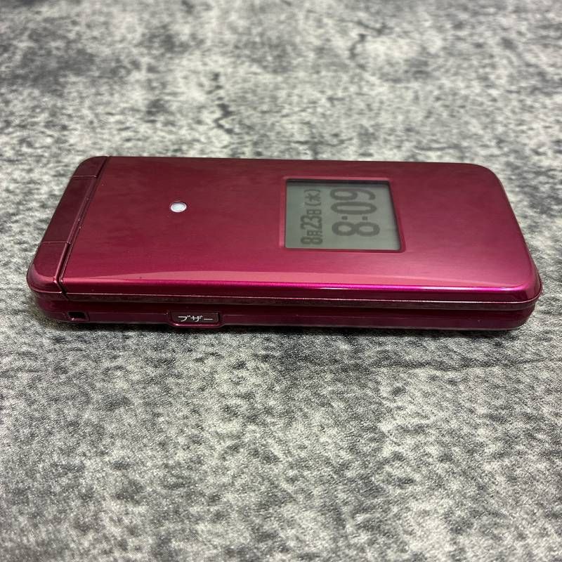 かんたんケータイ KYF43 SIMフリー ワインレッド【中古】 - メルカリ
