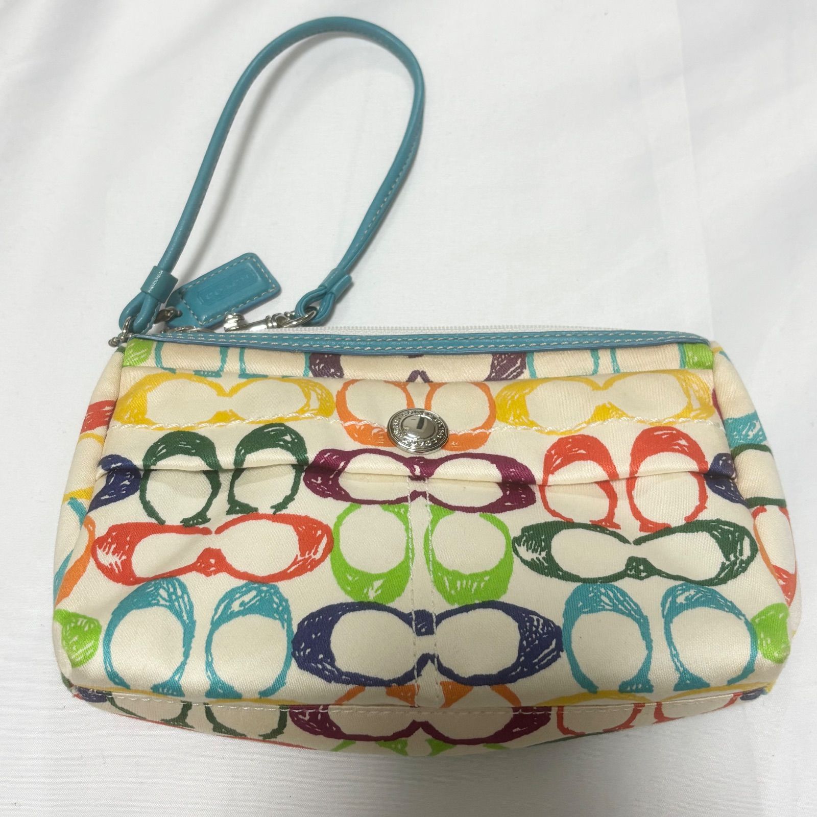 送料無料】COACH/コーチ/ミニポーチ/小物入れ/カラフル/アクセサリー 