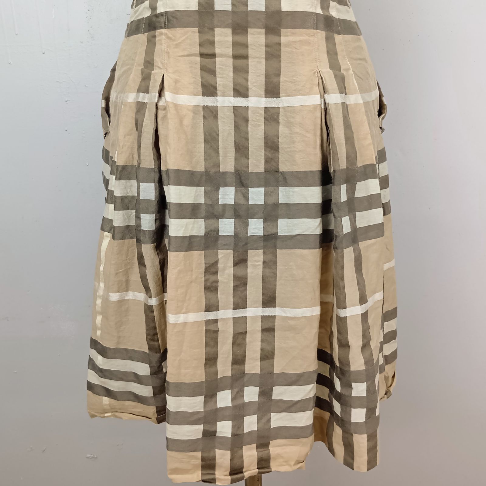 BURBERRY LONDON バーバリーロンドン ノバチェック ワンピース シルク