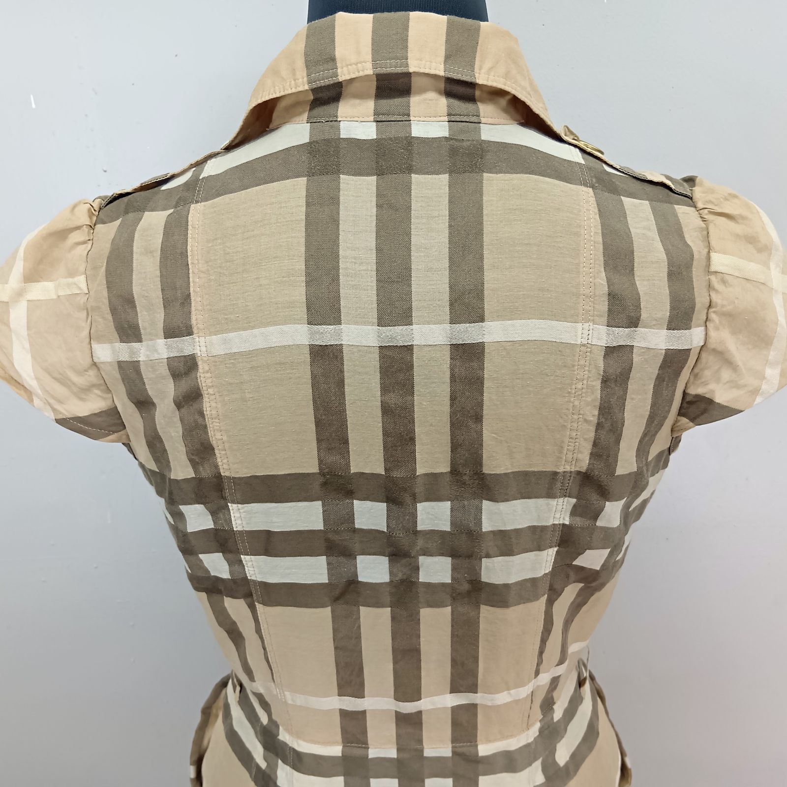 BURBERRY LONDON バーバリーロンドン ノバチェック ワンピース シルク